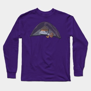 Purple Tent Camp Vibes Long Sleeve T-Shirt